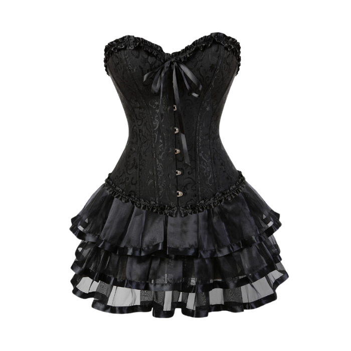 Espartilho Lingerie com Saia