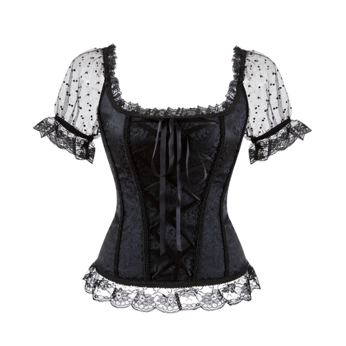 Espartilho Vintage c/ Mangas