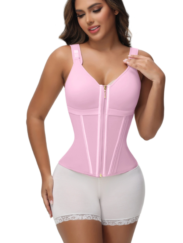 Cinta Modeladora Alta Compressão Overbust c/ Zíper