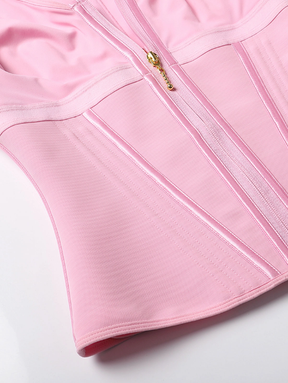 Cinta Modeladora Alta Compressão Overbust c/ Zíper