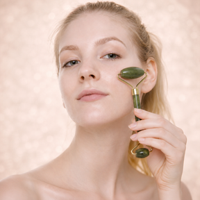 Jade Roller + Gua Sha Pedra de Jade