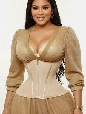 Cinta Modeladora Lisa Barbatanas de Aço