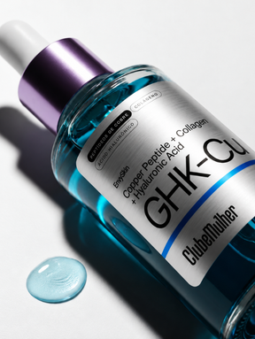 Sérum GHK-Cu com Péptidos de Cobre, Colagénio e Ácido Hialurónico 30ml