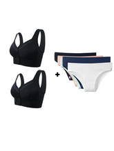 Oferta: 2 Sutiãs Rendados + 5 Calcinhas