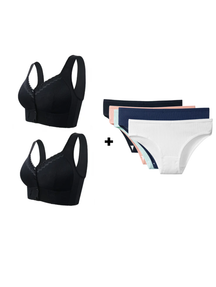 Oferta: 2 Sutiãs Rendados + 5 Calcinhas