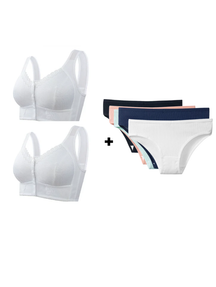 Oferta: 2 Sutiãs Rendados + 5 Calcinhas