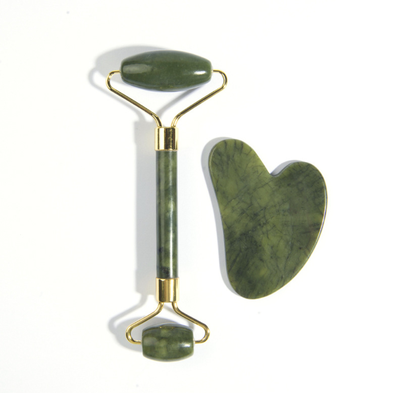 Jade Roller + Gua Sha Pedra de Jade
