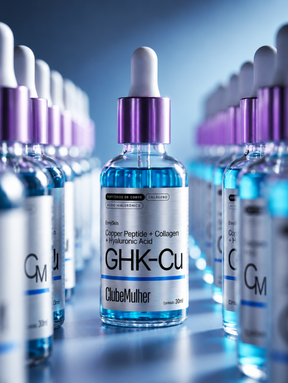 Sérum GHK-Cu com Péptidos de Cobre, Colagénio e Ácido Hialurónico 30ml