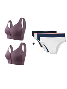 Oferta: 2 Sutiãs Rendados + 5 Calcinhas