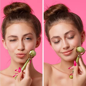 Jade Roller + Gua Sha Pedra de Jade