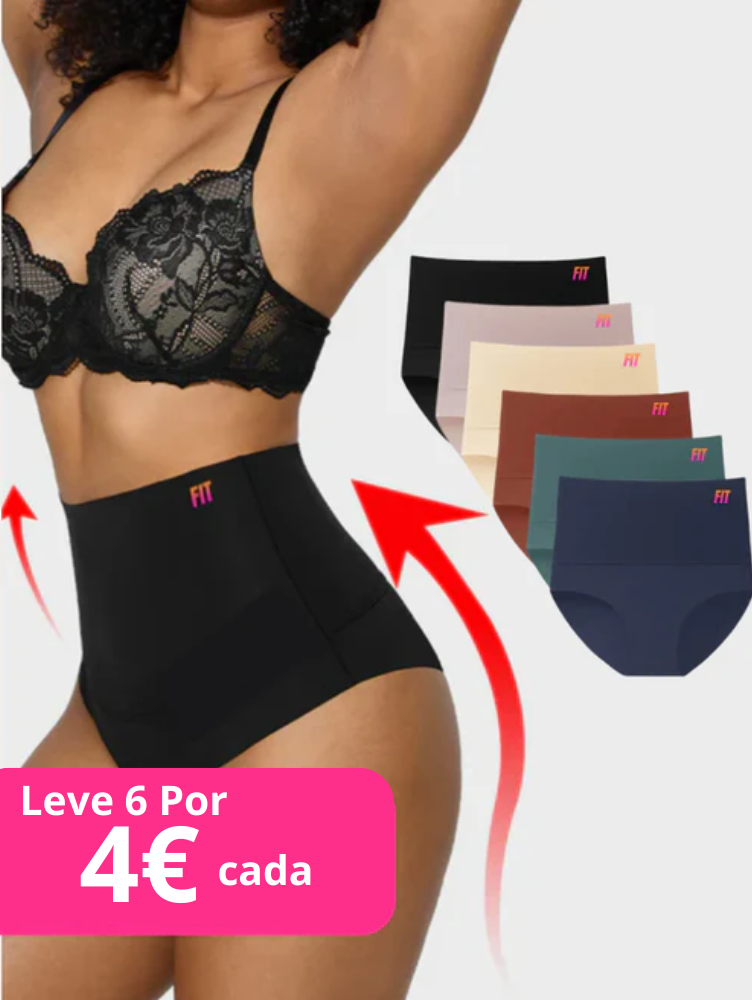 Oferta: 6 Calcinhas Cintura Alta