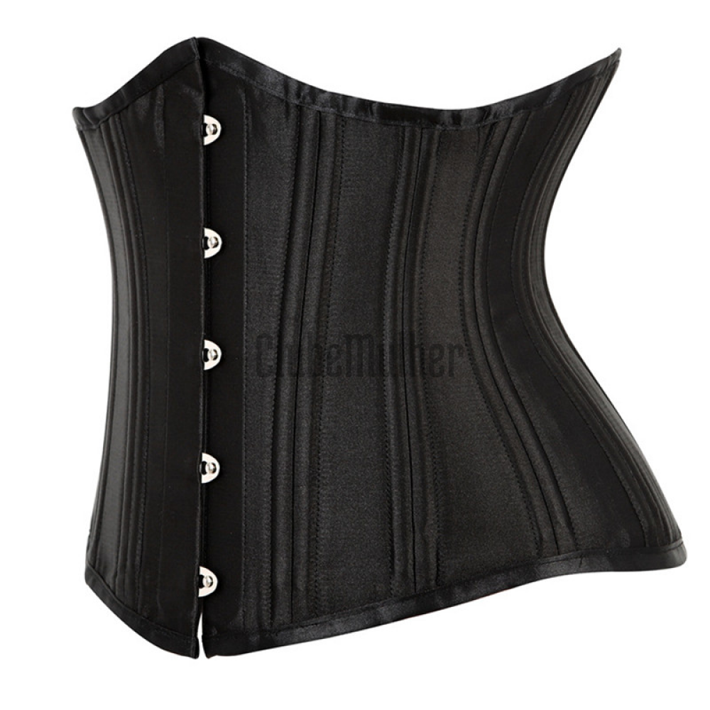 Espartilho Underbust Premium Com Barbatanas Dupla De Aço