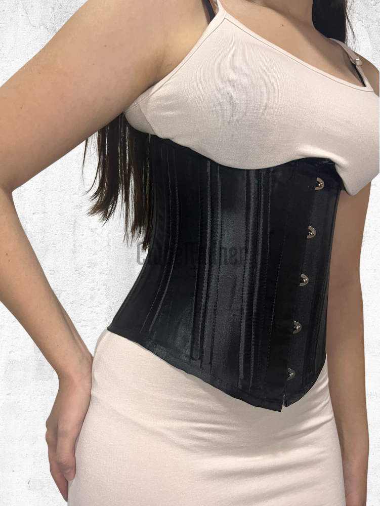 Espartilho Underbust Premium Com Barbatanas Dupla De Aço