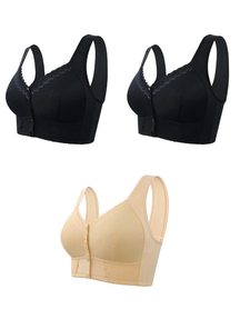 Kit: Soutien Rendado Fechamento Frontal